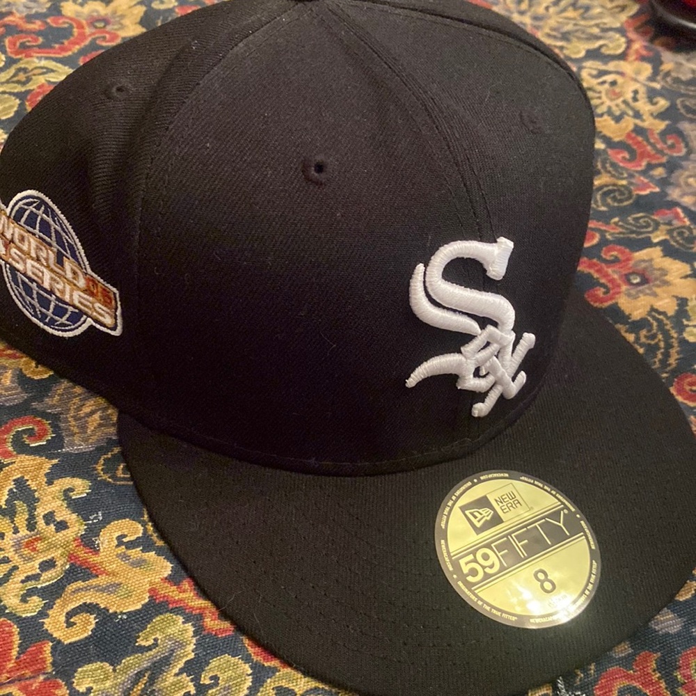 New Era white Sox 05 World Series ( savior world wide ) edition pink bottom